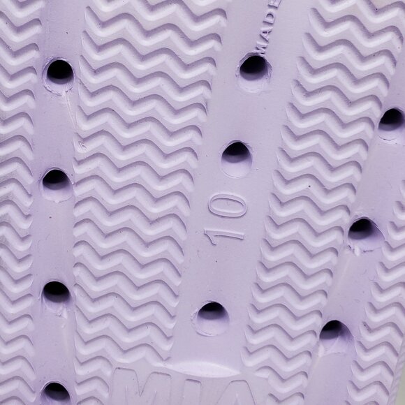 BNWT MIA Kandy Waterproof Platform Slide Sandal In Lavender Sz 10 - Picture 7 of 11